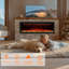Metro Lane Electric Fireplace with App Control and 13 Flame&Fuel bed Colors-1787161608