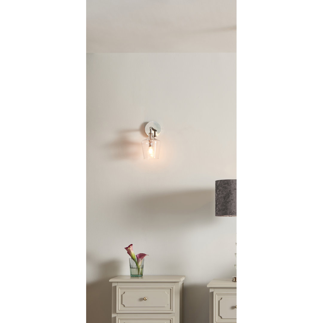 Chapelcrest 1 - Light Chrome Armed Scone