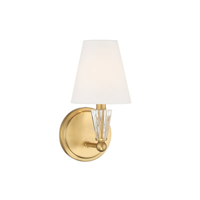 Applique murale 1 lumière Odelet en laiton