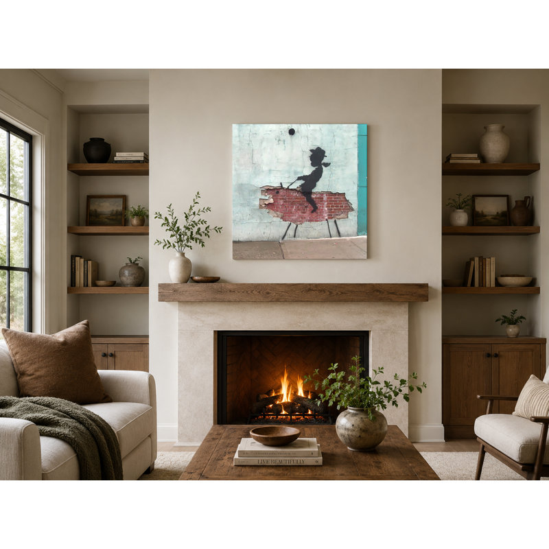 «Rodeo Cowboy Kid», reproduction d'art sur toile - art mural sur toile