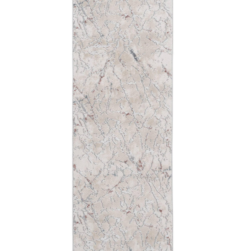 Contemporary Trendy Area Rug, Rectangle 5'3" x 7'6"