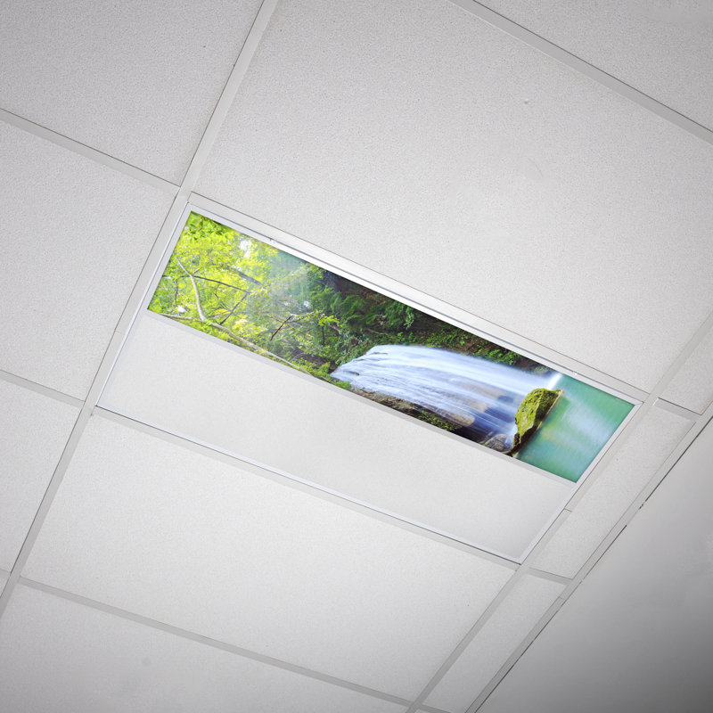 Waterfall Rectangle Fixture Component Ceiling Light