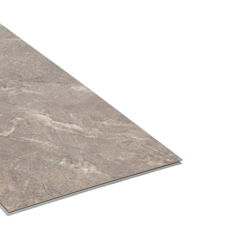 Rigid Core Vinyl Tile 6mm Thick x 12" Width x 24" Length, Captial Marble