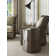 Cypress Point Everett Round Travertine End Table