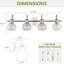 Éclairage pour meuble-lavabo avec abat-jour en verre transparent-1252954600-1253889301