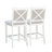 Nahumveer Solid Wood Upholstered Counter Stool