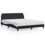 Cadre de lit vidaXL Dover noir et blanc 152 x 203 cm-1107704785-1107704796