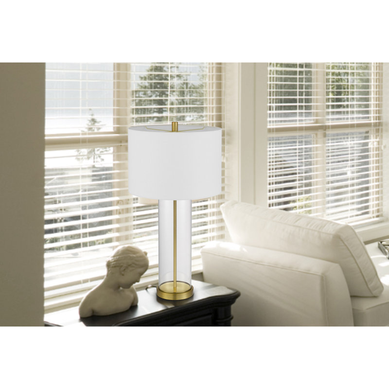 Lampe de table en verre Dajaha