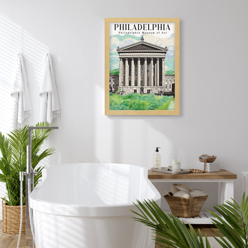 «Philadelphia Museum of Art Pennsylvania» sur papier, Naturel