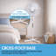 16" Pedestal Fan with Oscillation, Adjustable Height