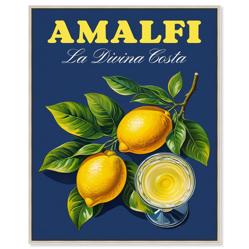 «Coastal Quench», reproduction d'art sur toile par Summer Remedy, H 46 po x l 37 po, Cadre argenté