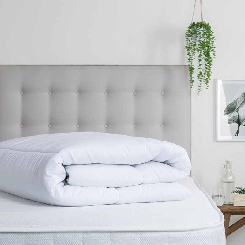 Slumberdown Anti Allergy All Seasons Duvet Set – 15 Tog (4.5 + 10.5 Tog) with 2 Medium Support Pillows, Double