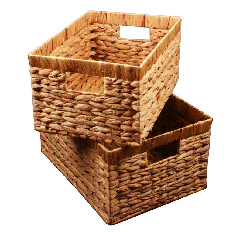 Baskets with Wood Handles