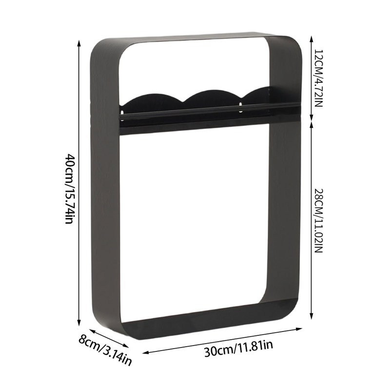 2 Piece Wood Bracket Shelf