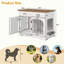 43.3" Farmhouse Dog Crate Furniture