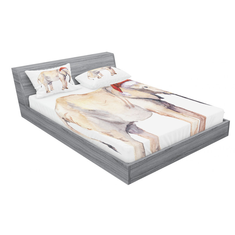 Microfiber Patterned Sheet Set, Full Sheet Set + Fitted Sheet + 2 Pillowcases