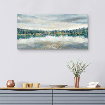 «Lakeside Luxe» par Studio Arts, reproduction d'art sur toile tendue