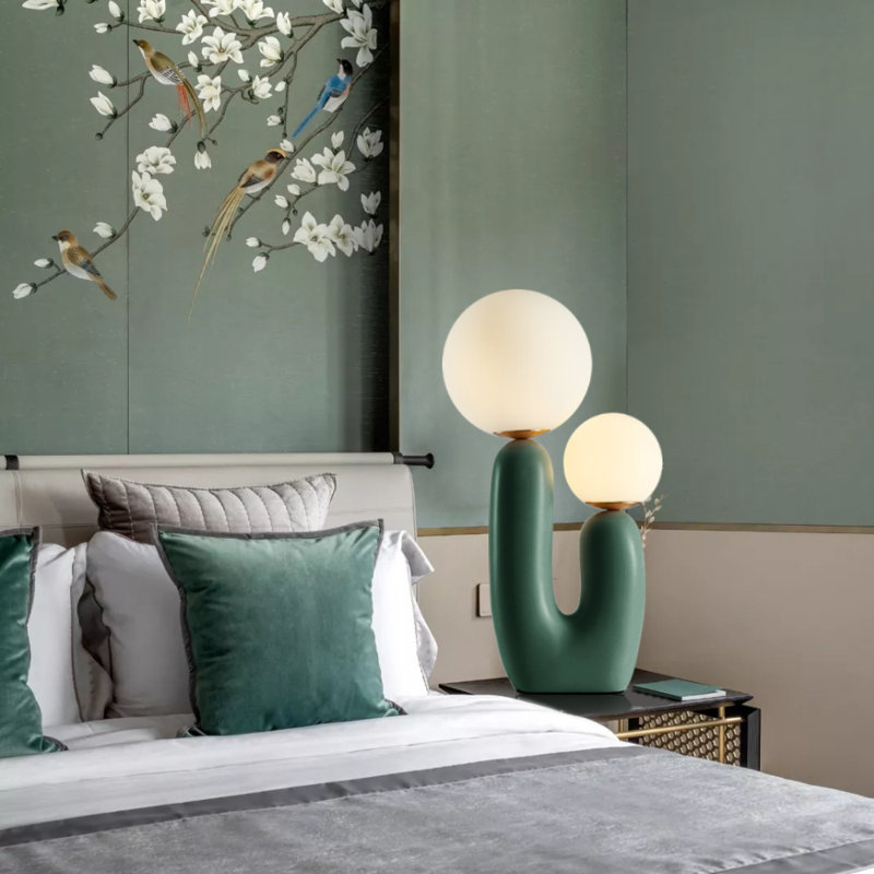 Lampe de table Yuma, Vert
