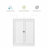 34.6" Metal Pantry Cabinet with Adjustable Shelves