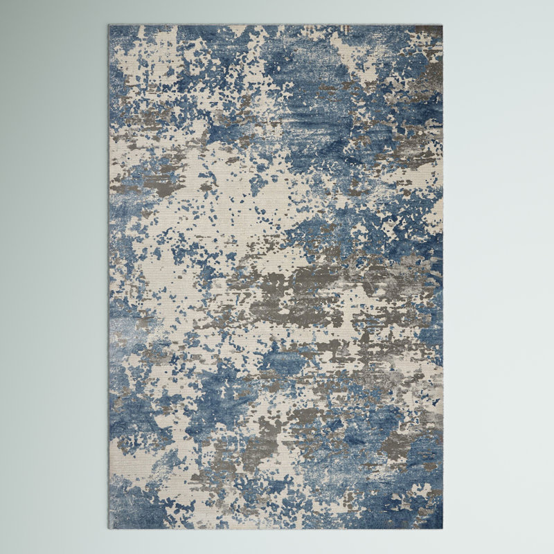 Tapis abstrait, Rectangle 5 pi 3 po x 7 pi 3 po