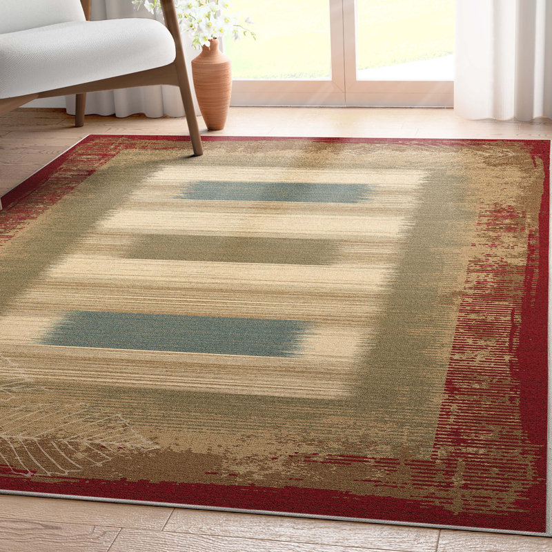 Tapis rouge Kehr, Rectangle 5 pi 3 po x 7 pi 3 po