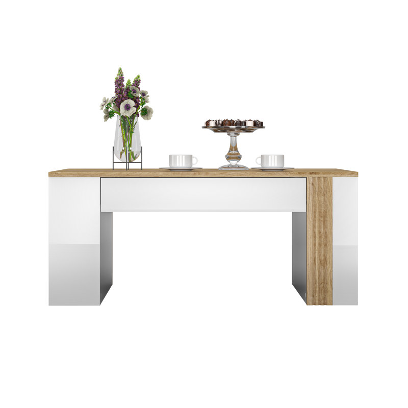 Navianna Trestle Coffee Table with Storage