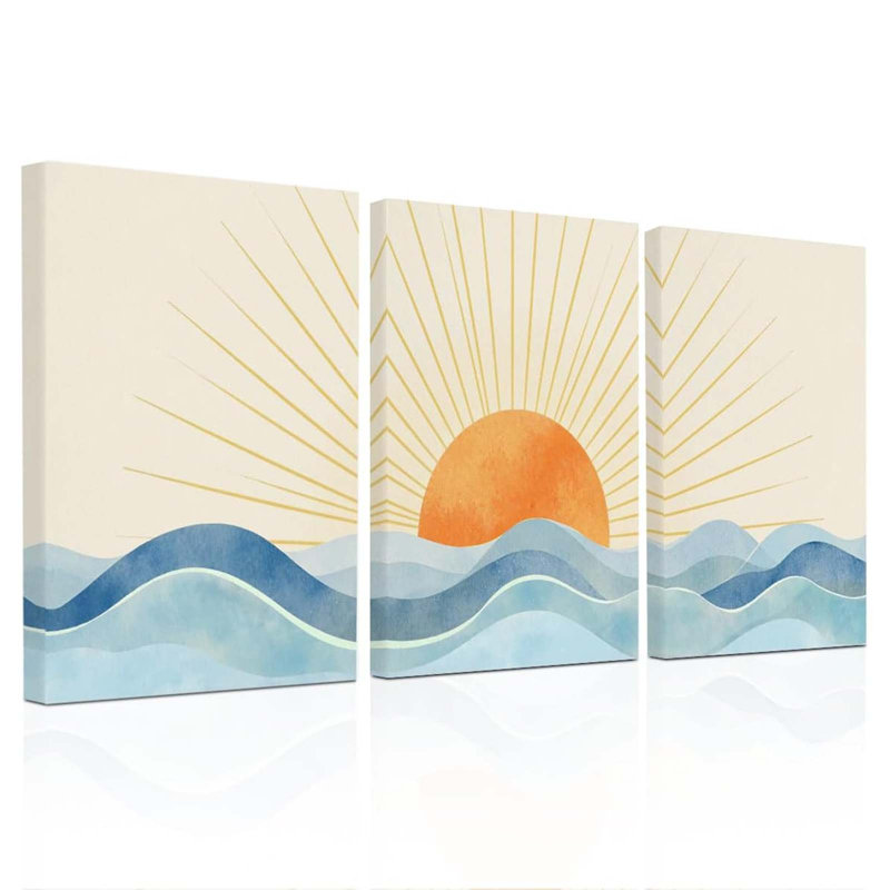 3 Piece Wrapped Canvas Wall Art