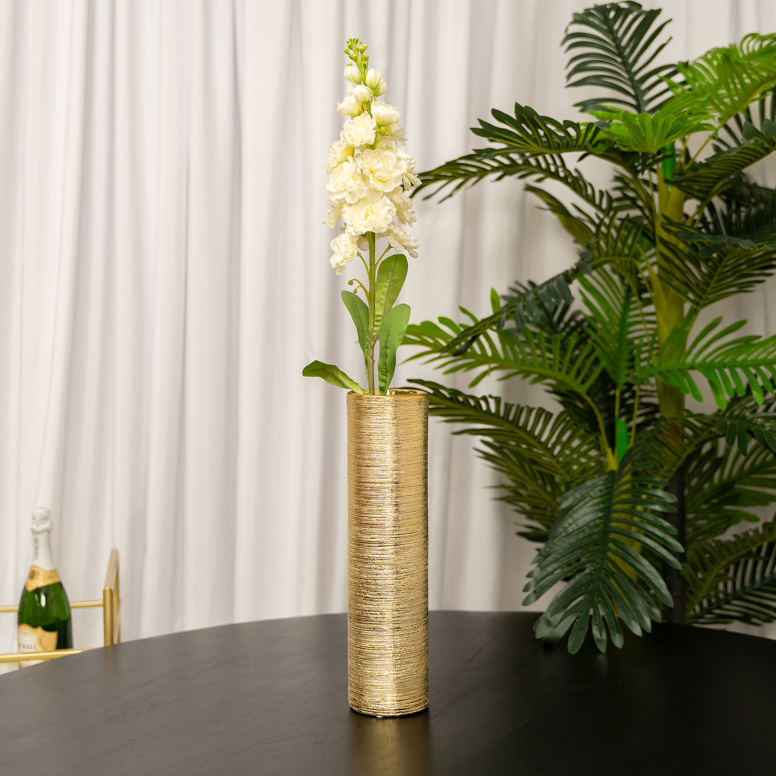 Florence Delphinium Stems, White