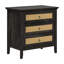 Commode 3 tiroirs déco en rotin naturel-877889239