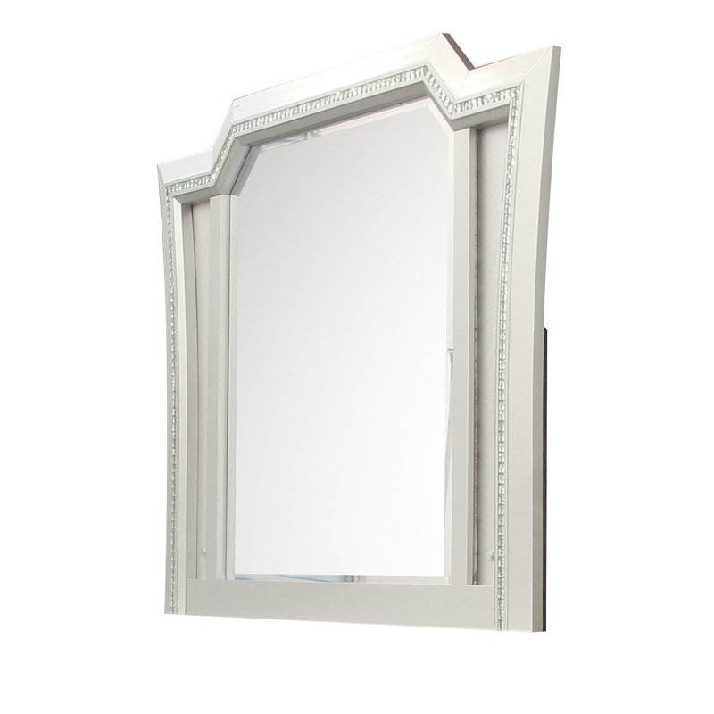 Miroir de commode Delmon, Argent