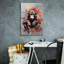 Toile épique Graffiti «Colorful Monkey» par Andreas Magnusson, 18 po x 26 po-106173296