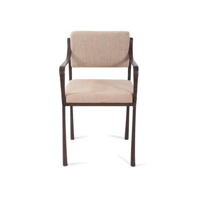 Chaise de salle à manger rembourrée Odile