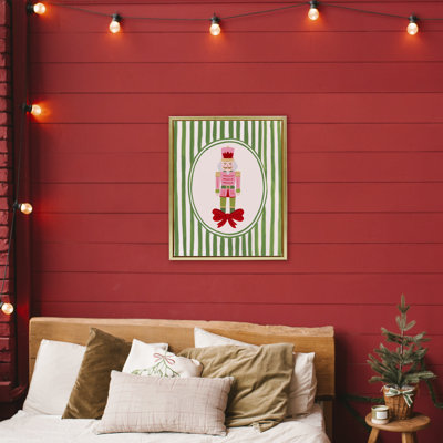 Casse-noisette avec cadre flottant à rayures en ruban, design par Courtney Haley