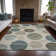 Machine Washable Indoor/Outdoor Xhevrie Khaki Rug