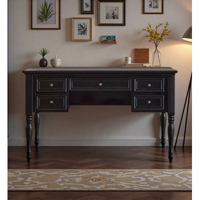 Bureau pratique à domicile avec cinq tiroirs