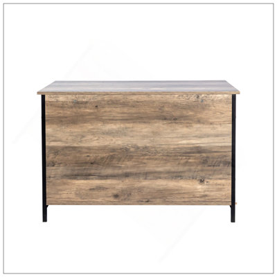 Élégant meuble cage en bois pour chien avec 2 portes, parfait pour les grandes et moyennes races, alliant fonctionnalité et esthétique
