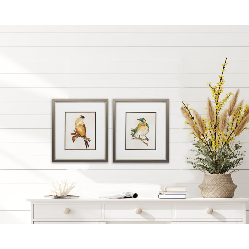 « eco oiseau »-2 pièces, ensemble d’impression sur papier