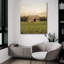  Art mural en verre acrylique, "Barn Barn" par Donnie Quillen, 36 po x 36 po-1553872219