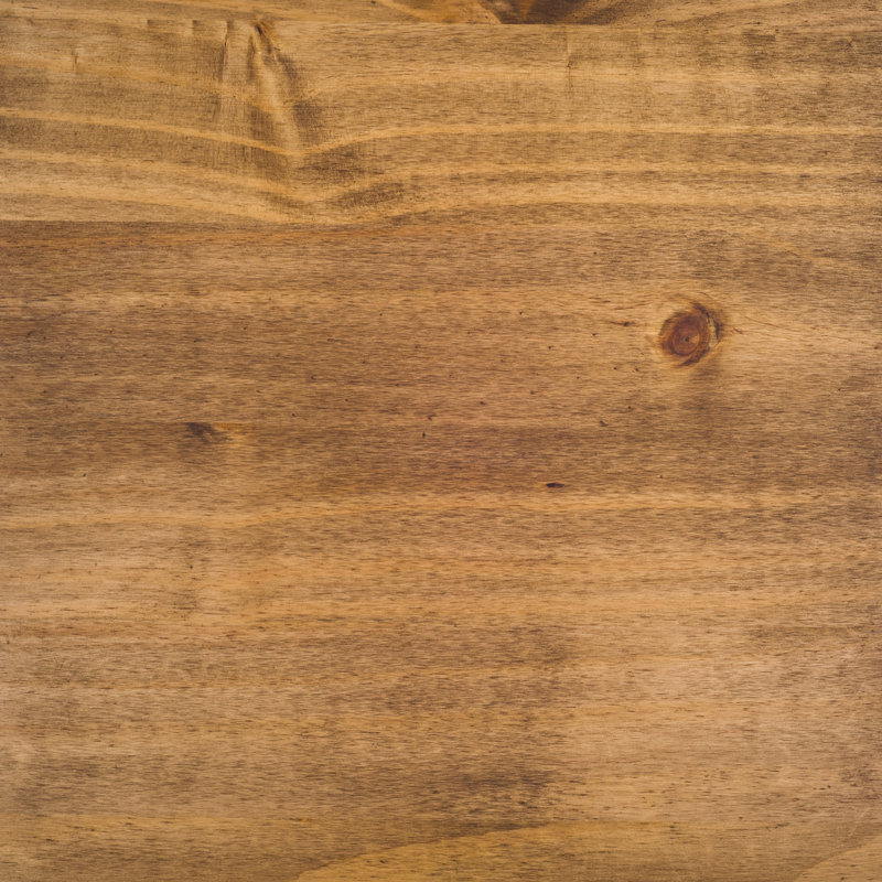 Table de salle à manger Tablechamp en bois de pin brésilien massif, 47 x 30 pouces, finition Brésil