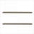 Floating Shelves Set of 2, 47.3"" W Melamine | Taupe | Minimalist Modern-122577463-122577465