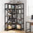 Modern Corner Bookshelf, 6 Tier Wooden Corner Bookcase, L-Shaped Storage Rack, Corner Solid Display Rack,Plant Stand
