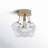 Logan Glass Semi Flush Mount-207953131