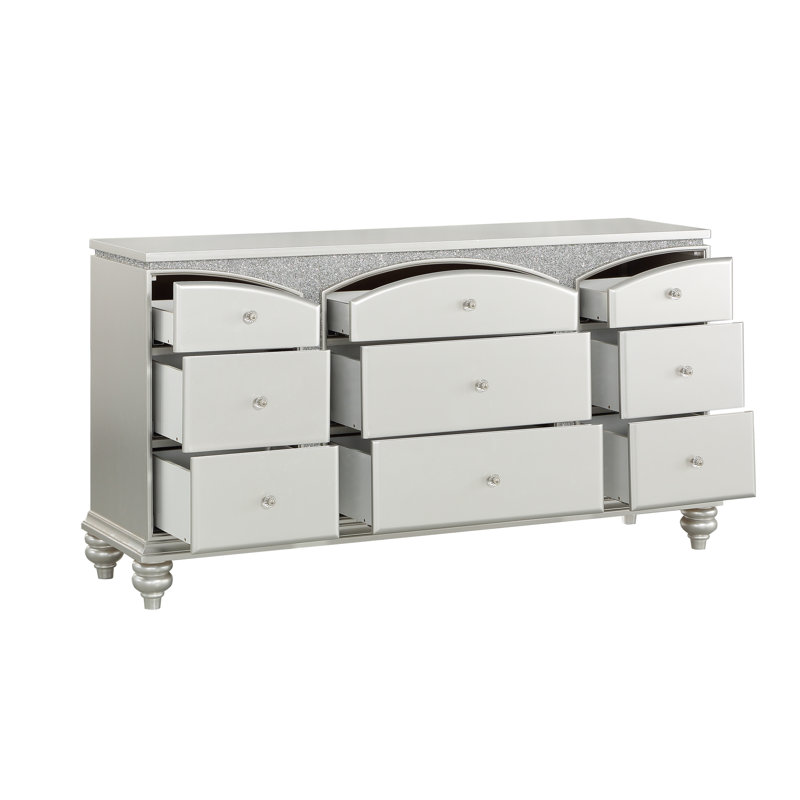 Commode double 9 tiroirs Ohatchee