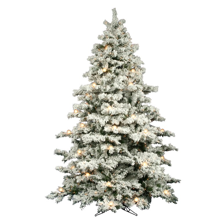 The Twillery Co.® Pfeiffer 10' White Artificial Christmas Tree with 1400  Clear Lights with Stand  Reviews Wayfair