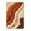 Tapis brun moelleux doux et moelleux contemporain de style chutes d'Iguazu en Argentine - reliure brun clair