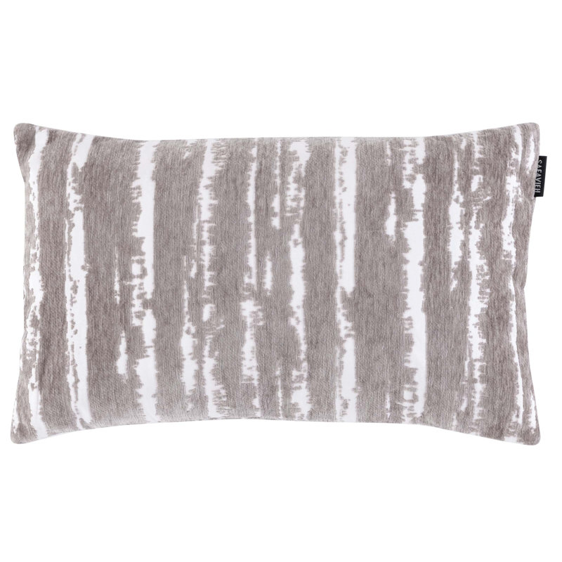 Revell Square Pillow Cover & Insert, Gray, 12" x 20"