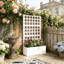 Boîte à fleurs élégante, lit de jardin surélevé, bac à légumes