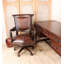 Sammy Leather Swivel Side Chair-280147644