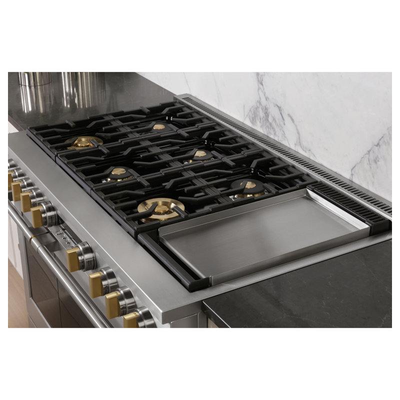 Monogram 48" Professional Range With 6 Burners And Griddle, 8.25 cu ft, Dual Fuel