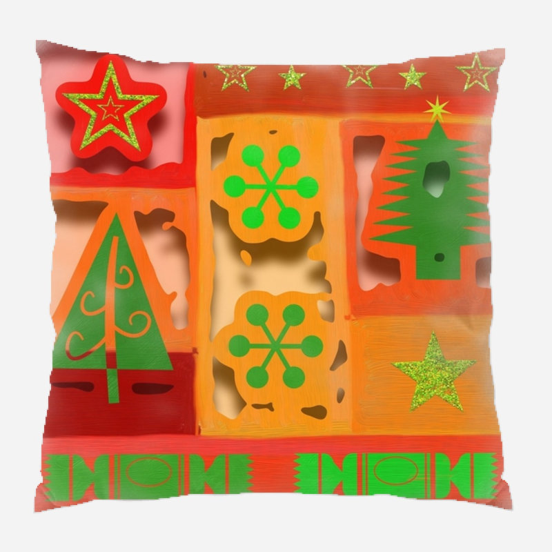 Coussin de noël, Intérieur